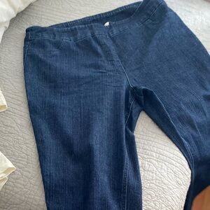 Soft surroundings pull on jeans SIZE L